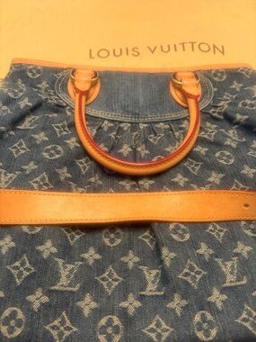 Louis Vuitton Neo Cabby GM Denim Bag 💙 Rare l